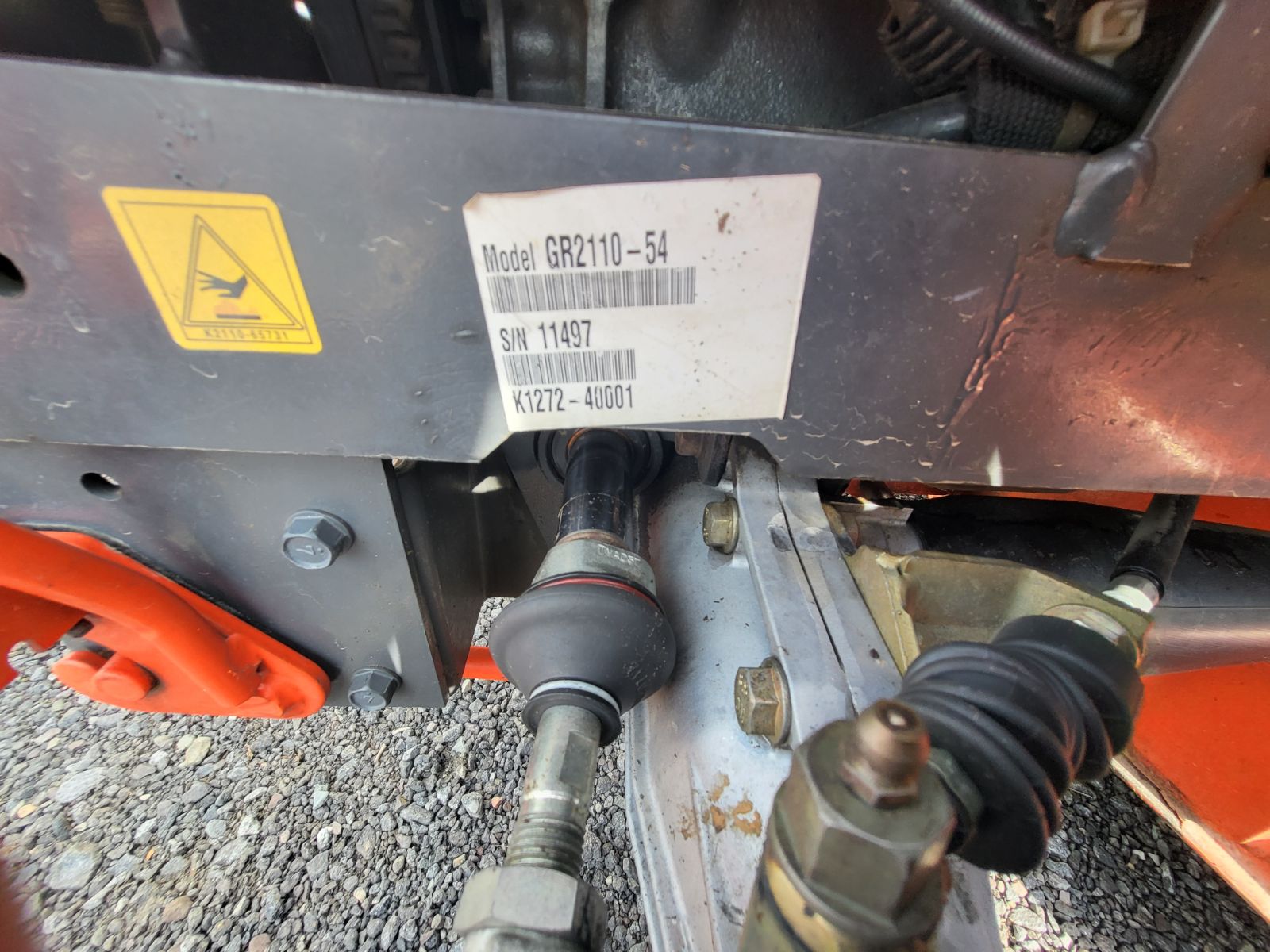 2008 Kubota GR2110-54 Mower