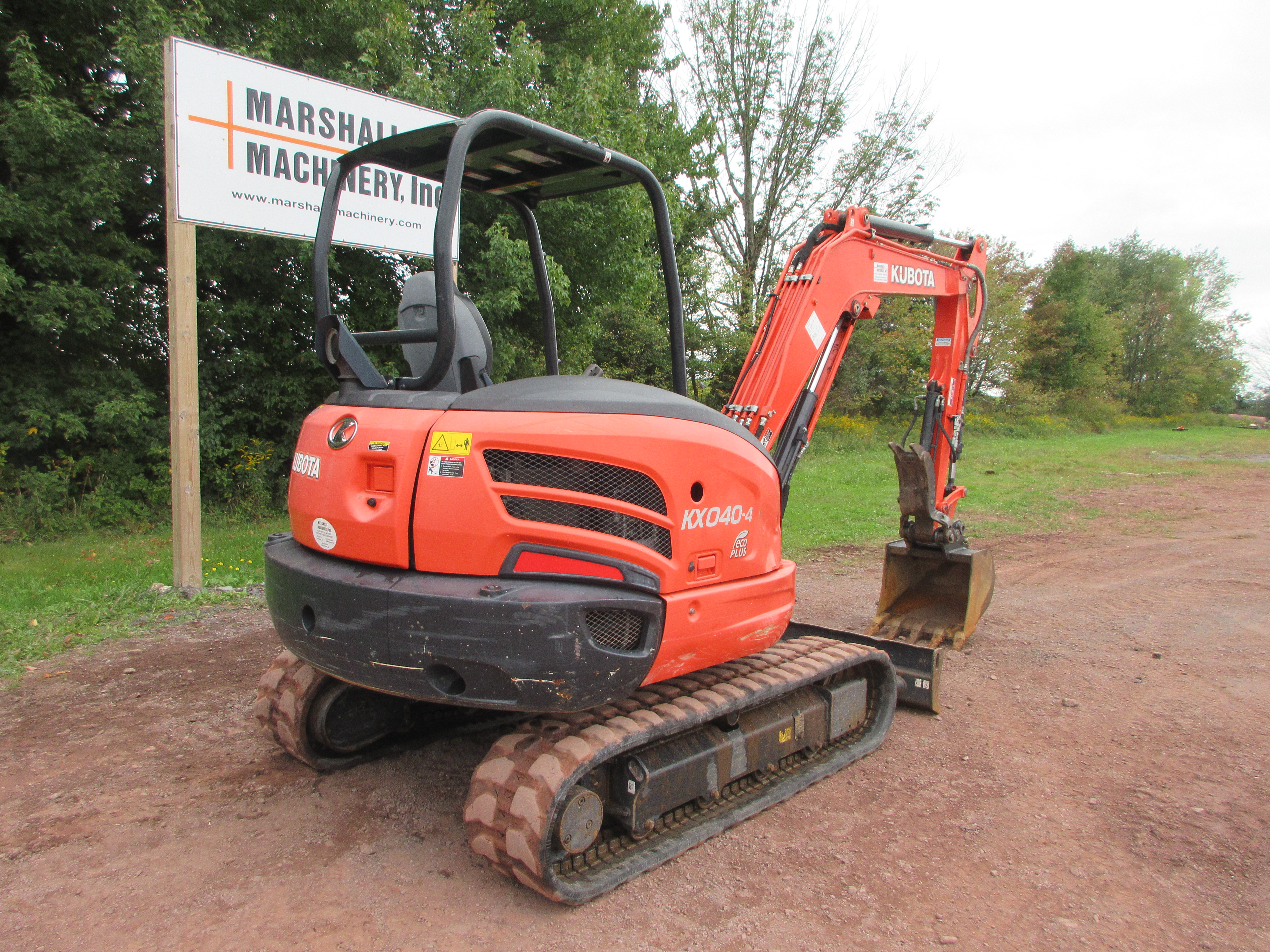 2020 Kubota KX040-4R1 Excavator