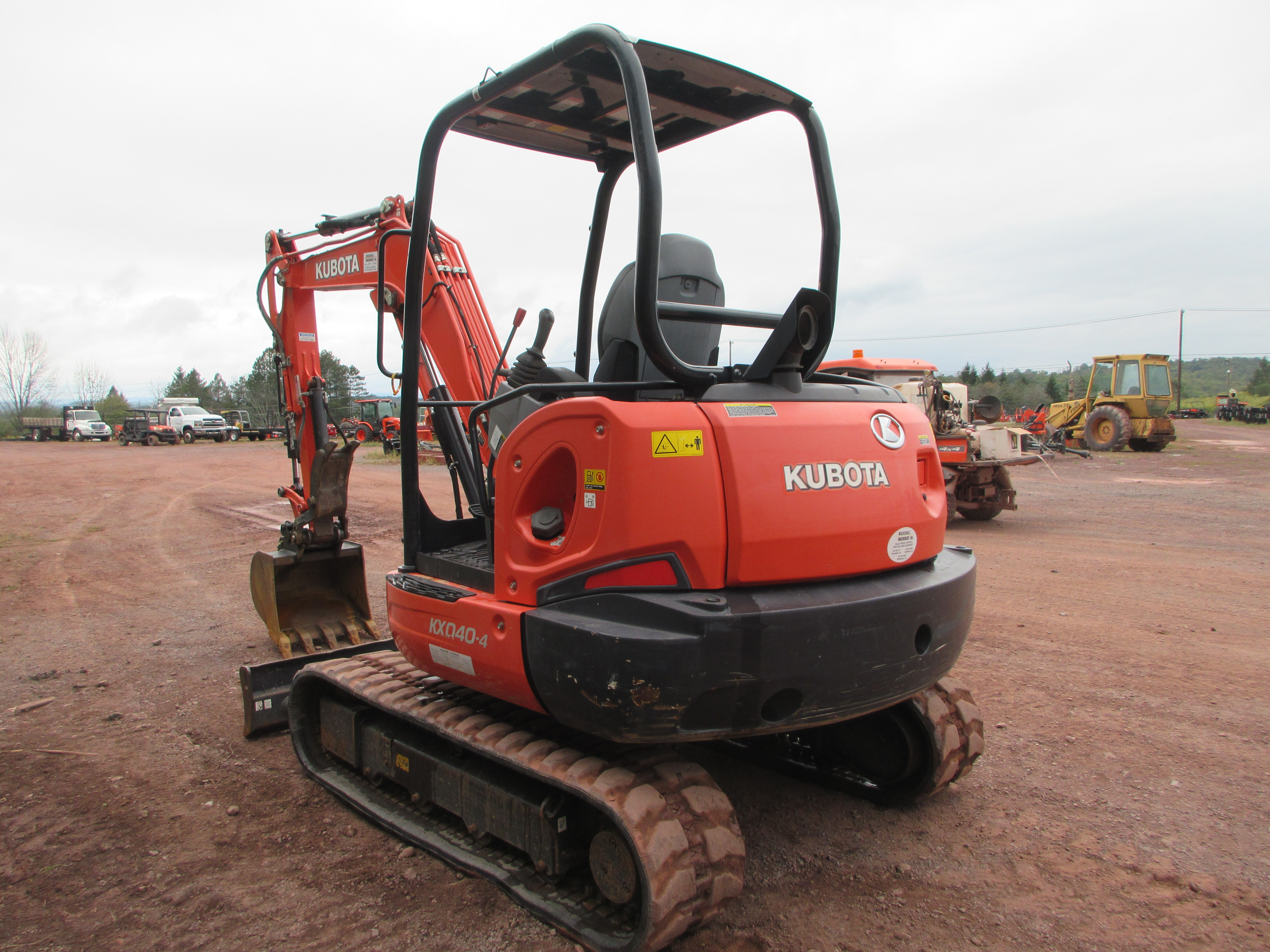 2020 Kubota KX040-4R1 Excavator