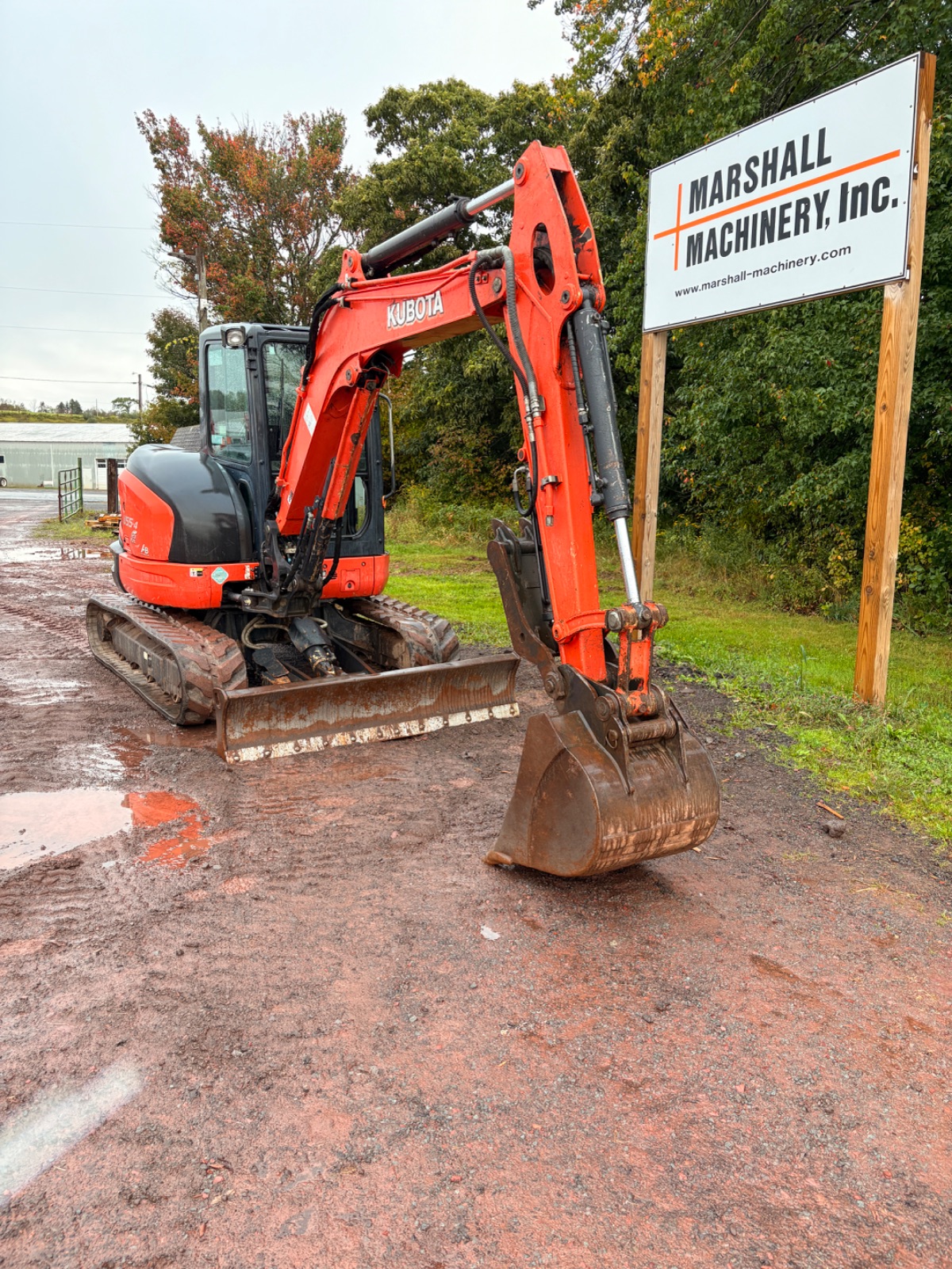 2017 Kubota U55-4R3AP Excavator