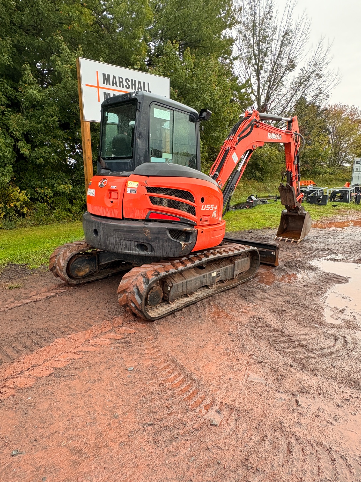 2017 Kubota U55-4R3AP Excavator