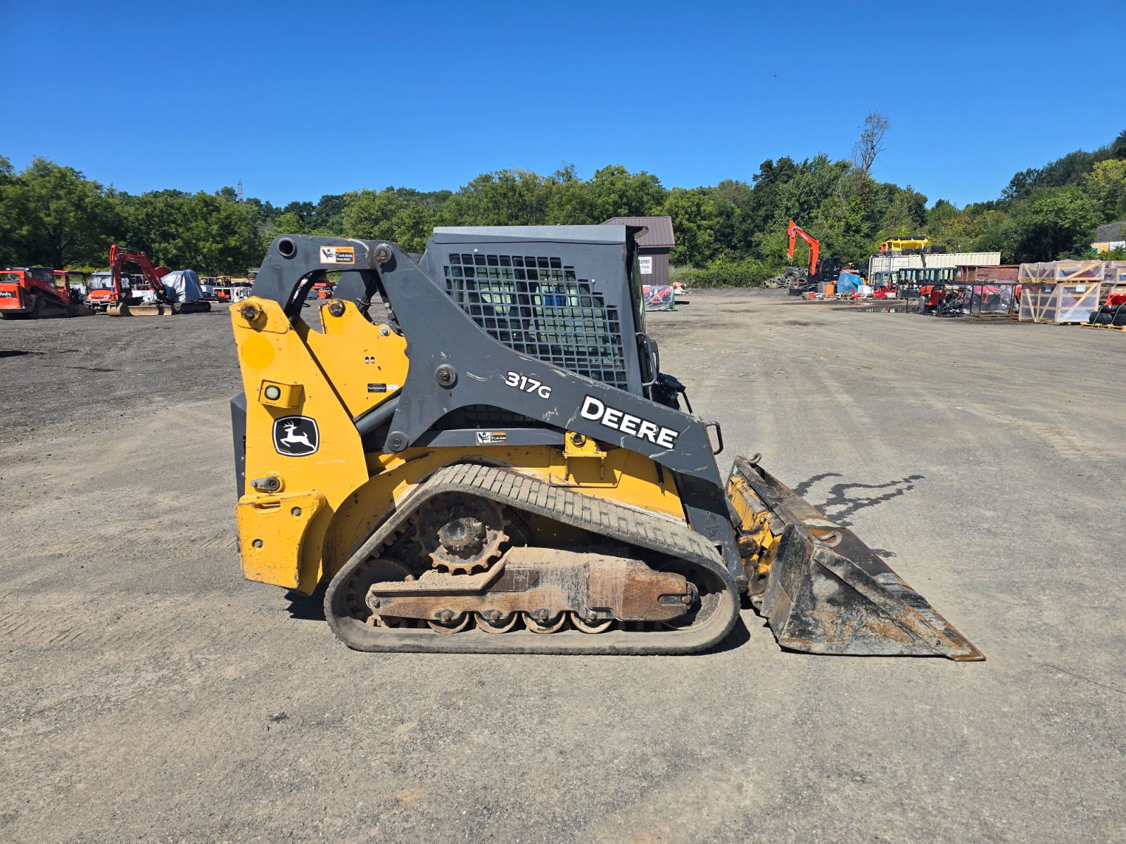 2018 John Deere 317G Skid Steer Loader