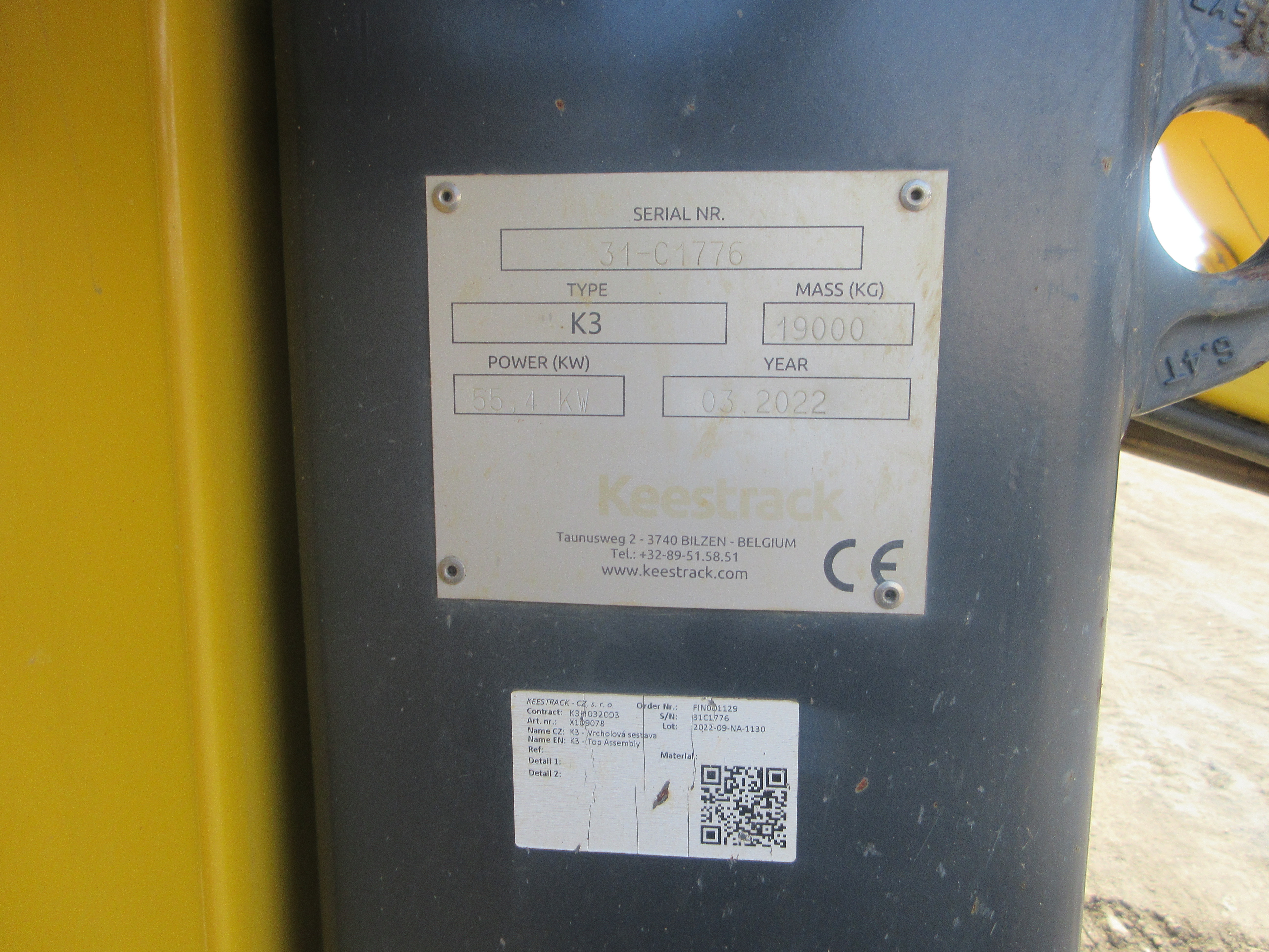 2022 Misc K3 Screening plant
