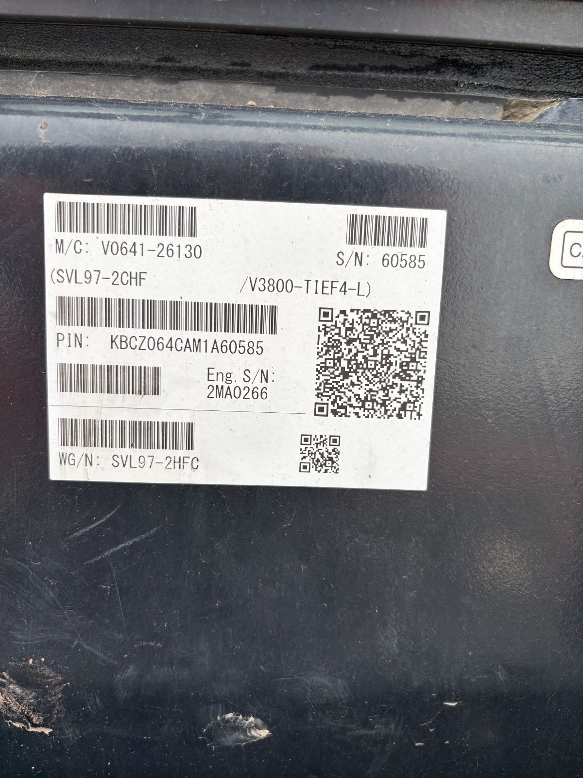 2021 Kubota SVL97-2HFC Skid Steer Loader