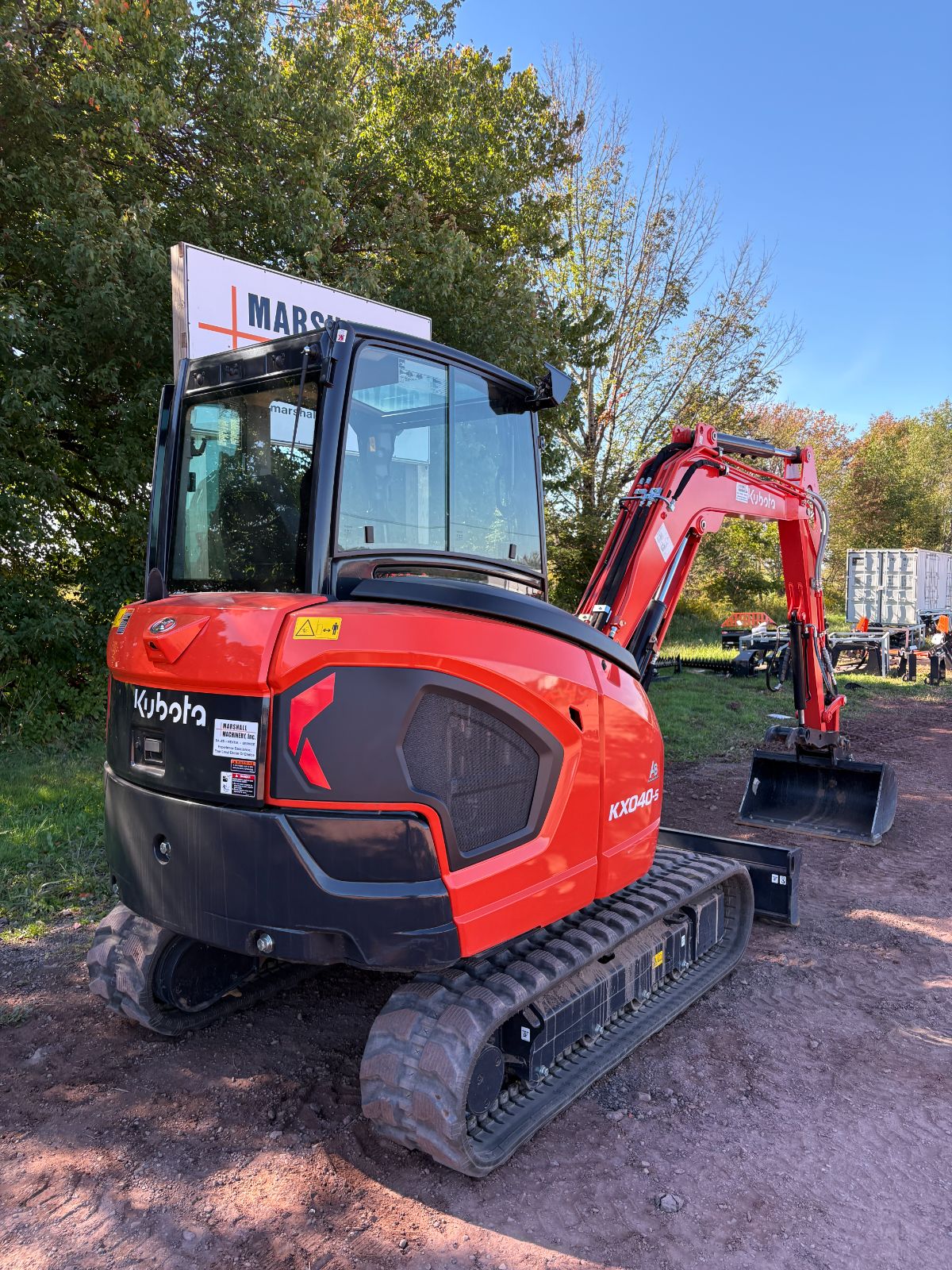 2025 Kubota KX040-5R3AP Excavator
