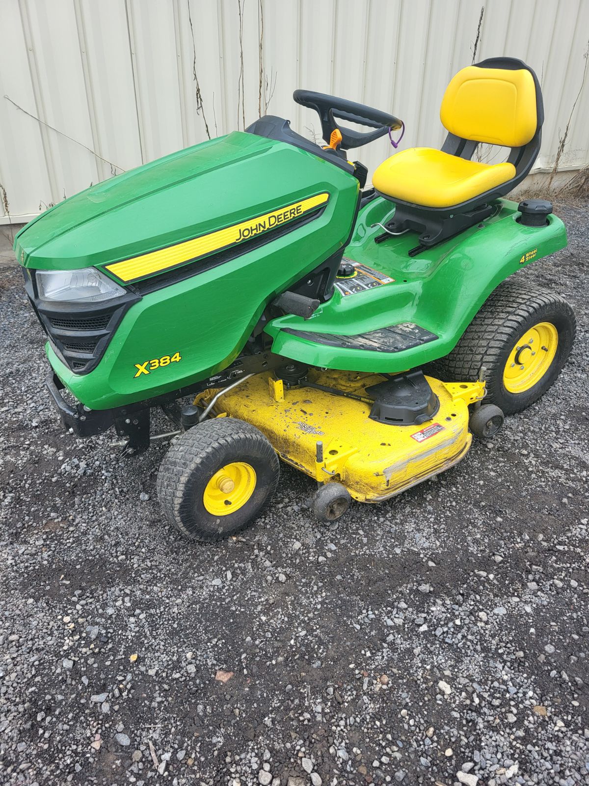 2017 John Deere X384 Tractor