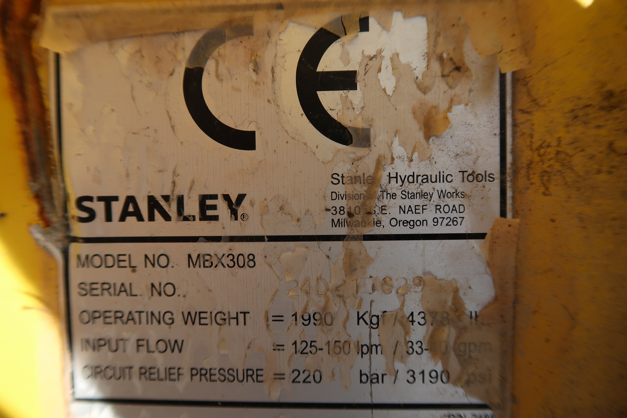 2016 Stanley MBX308 Hammer