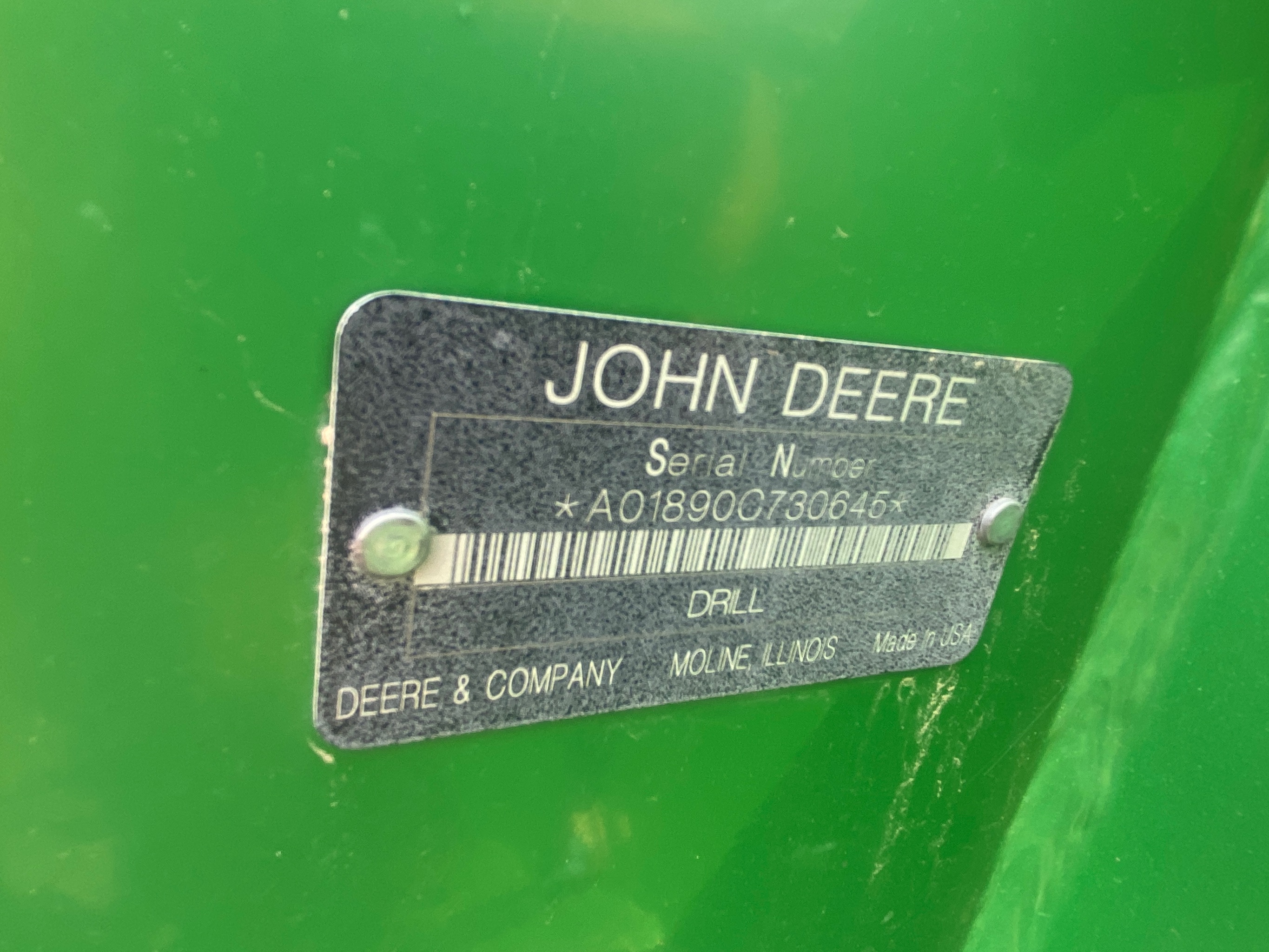 2009 John Deere 1890/1910 Air Drill