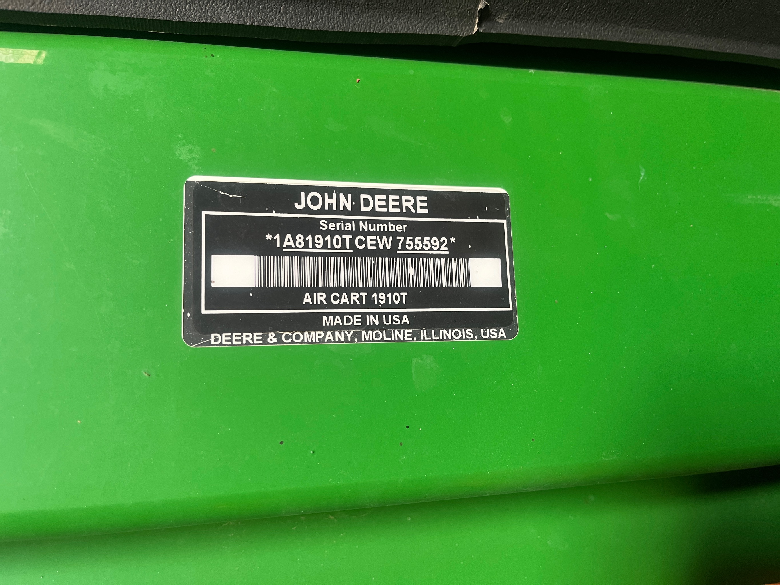 2014 John Deere 1890/1910 Air Drill