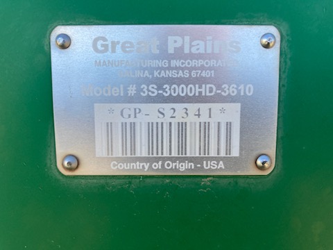 2005 Great Plains 3S-3000HD Drill/Box