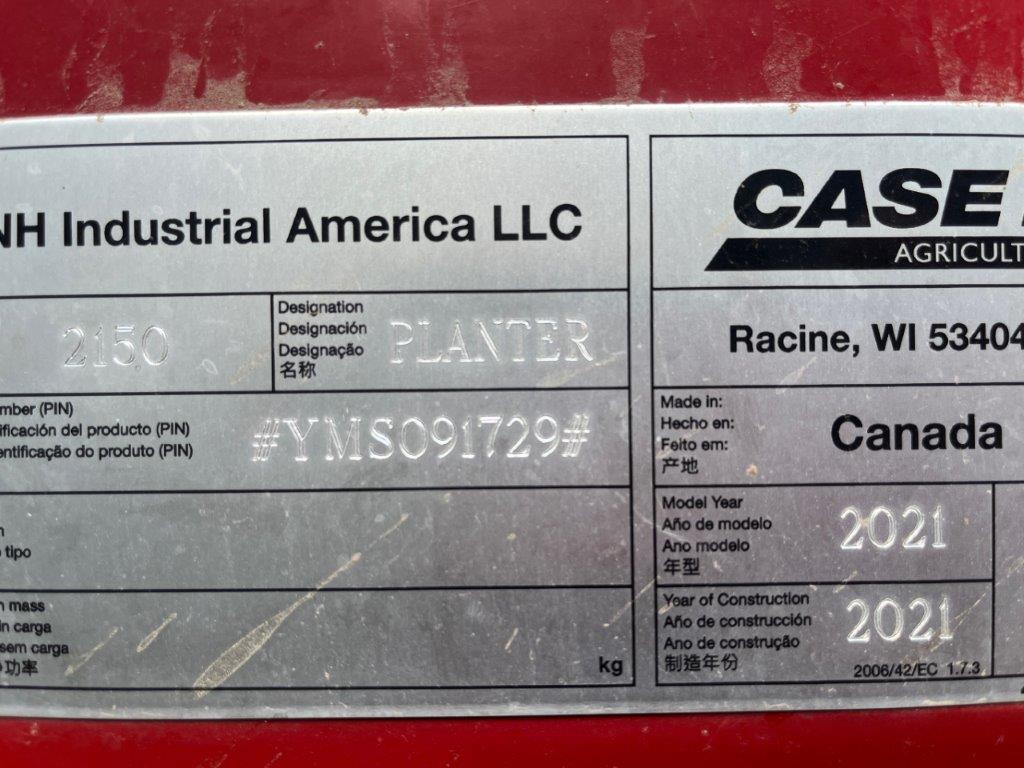 2021 Case IH 2150 Planter/Row