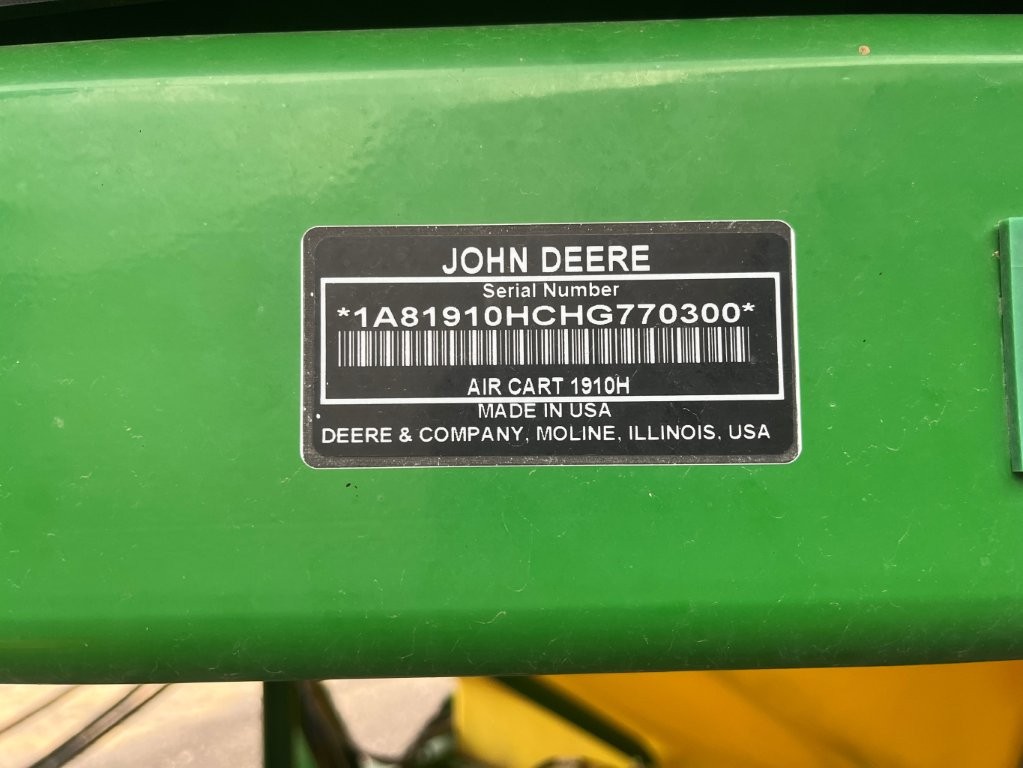 2016 John Deere 1910/1890 Air Seeder