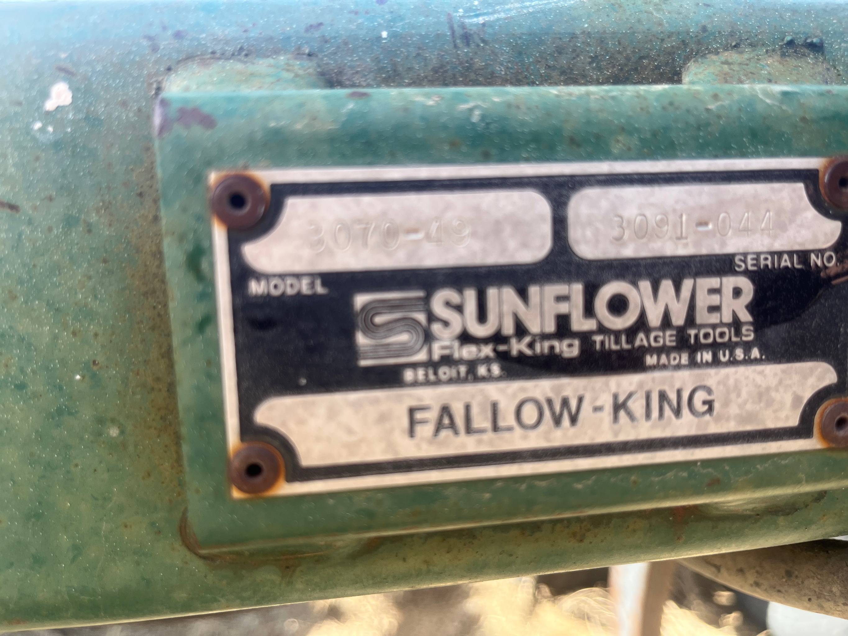 1991 Sunflower 3070-49 Vertical Tillage