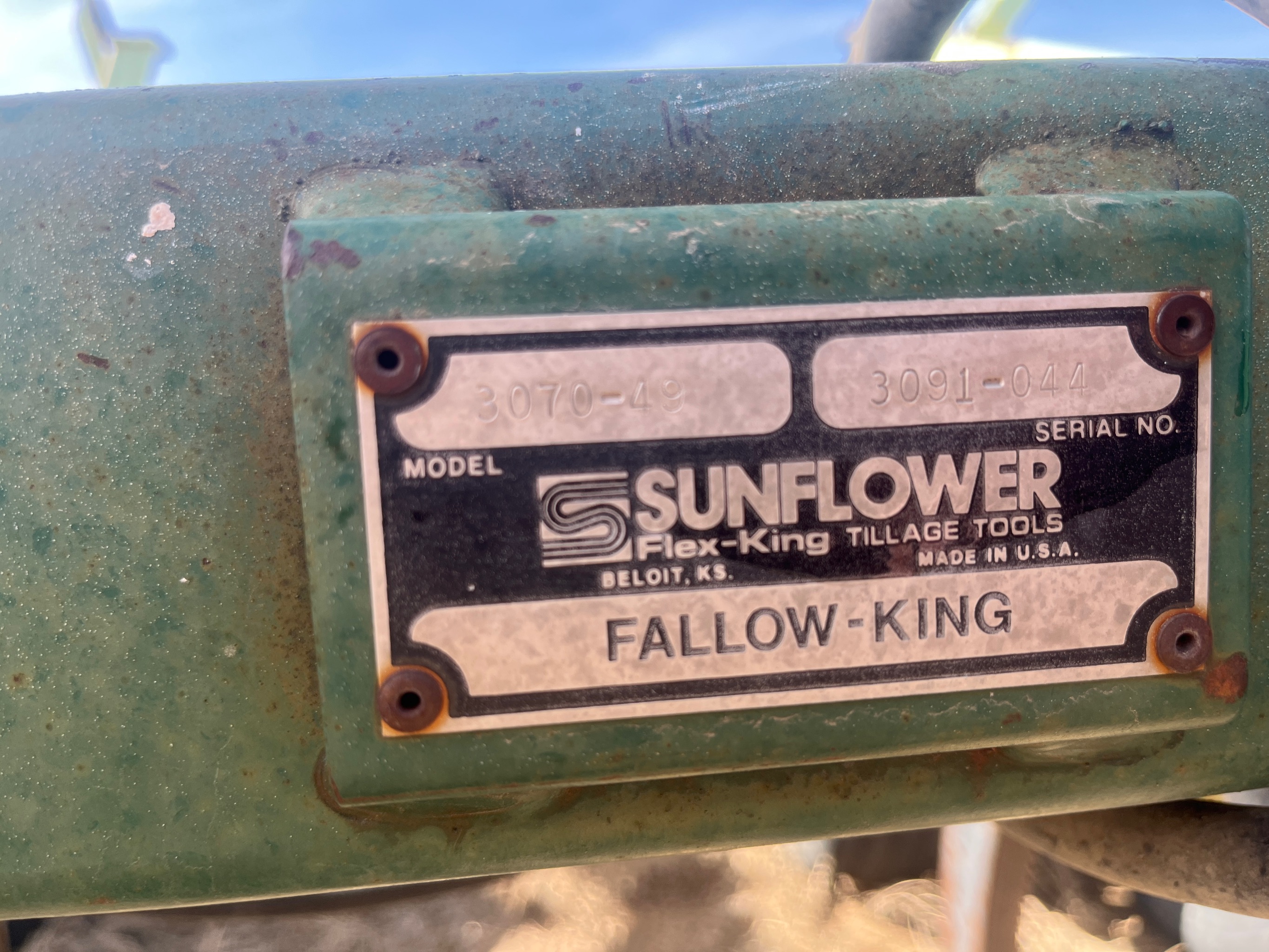 1991 Sunflower 3070-49 Vertical Tillage
