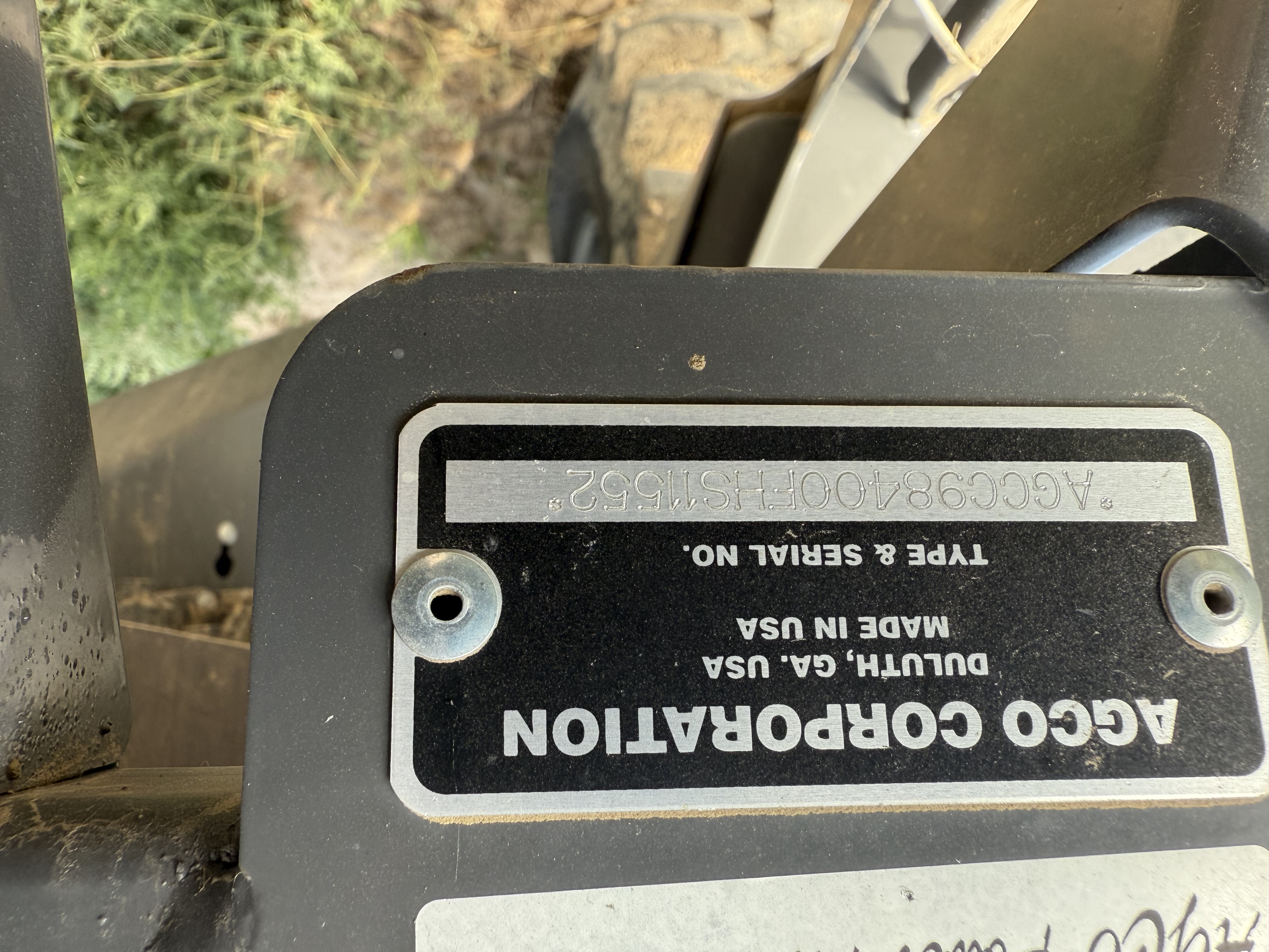 2015 Challenger WR9840 Windrower