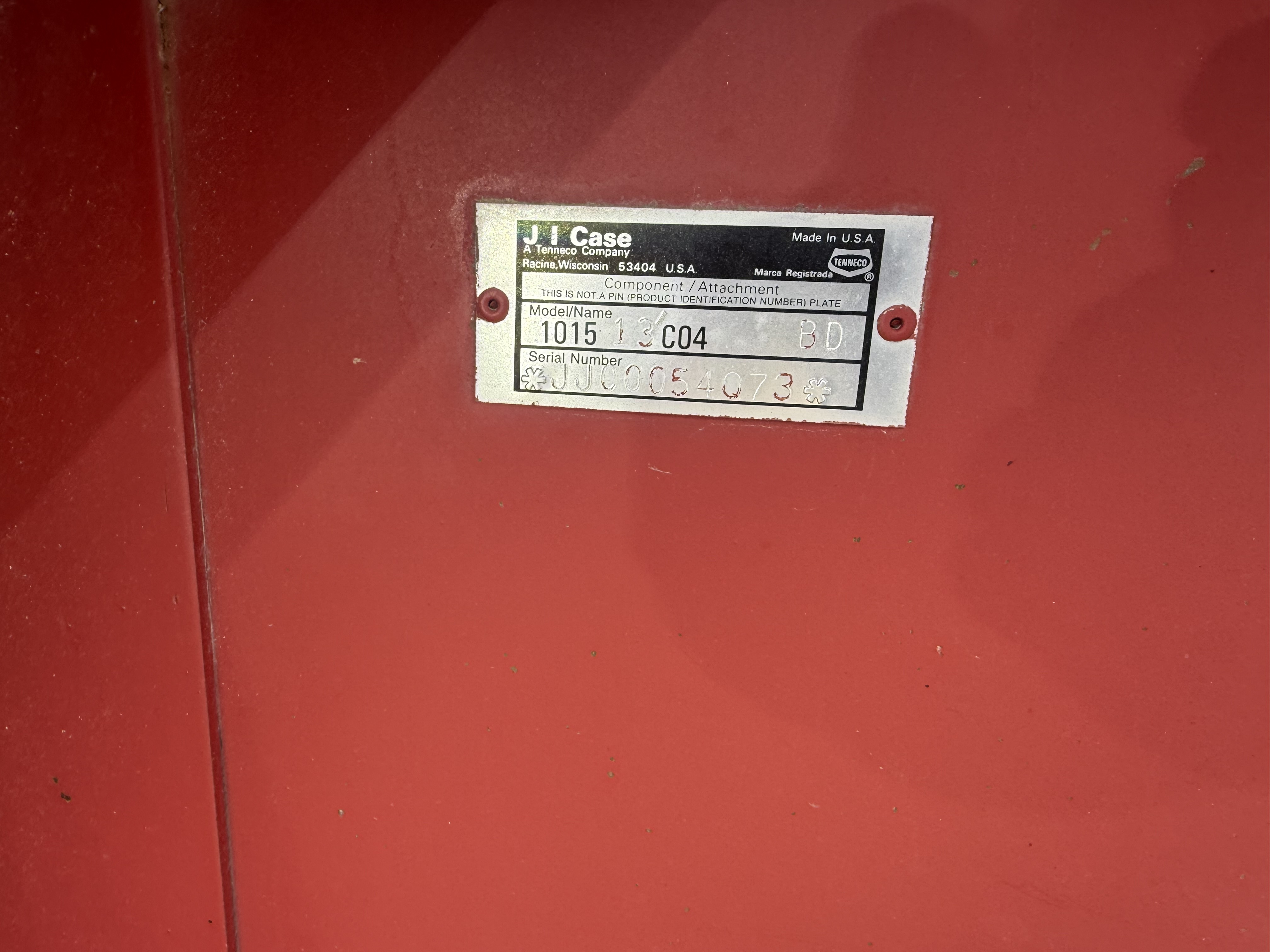 1997 Case IH 1015 Header Pickup