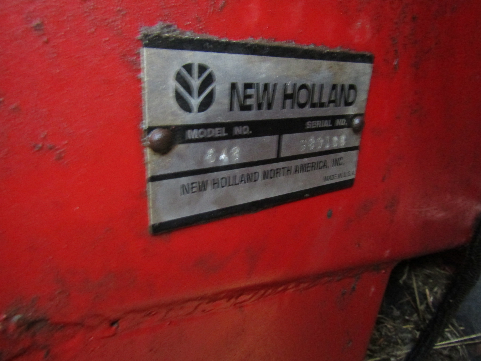 New Holland 648 Baler/Round