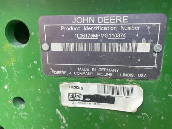 2021 John Deere 6175M Tractor