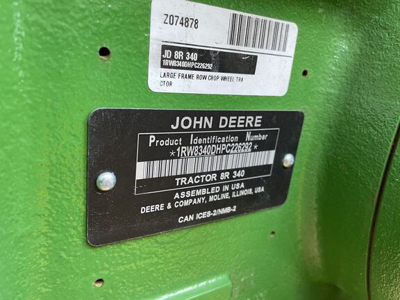 2023 John Deere 8R 340 Tractor