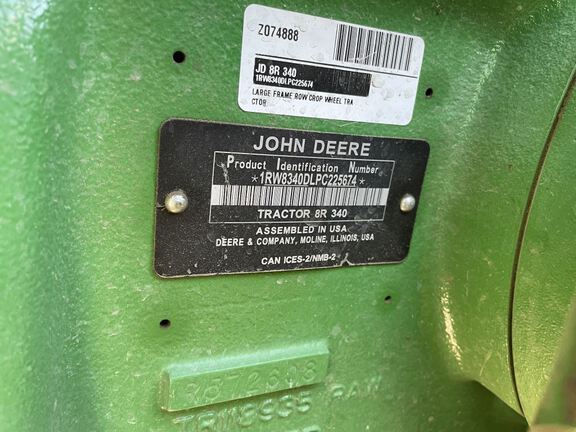 2023 John Deere 8R 340 Tractor