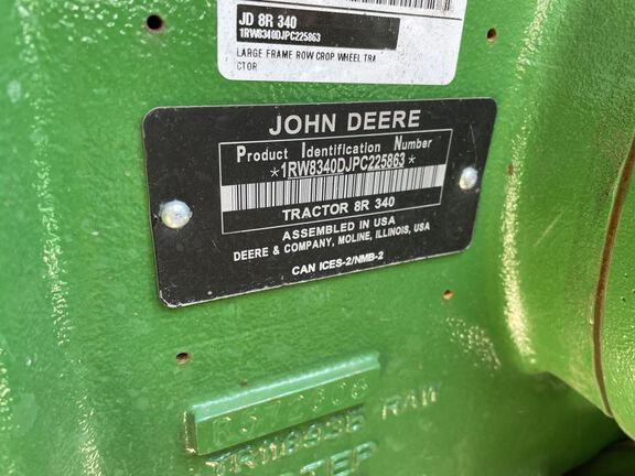 2023 John Deere 8R 340 Tractor