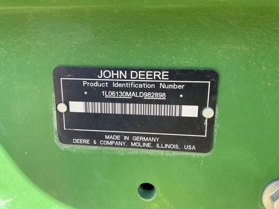 2021 John Deere 6130M Tractor