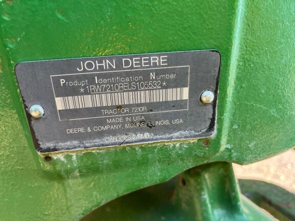 2020 John Deere 7210R Tractor