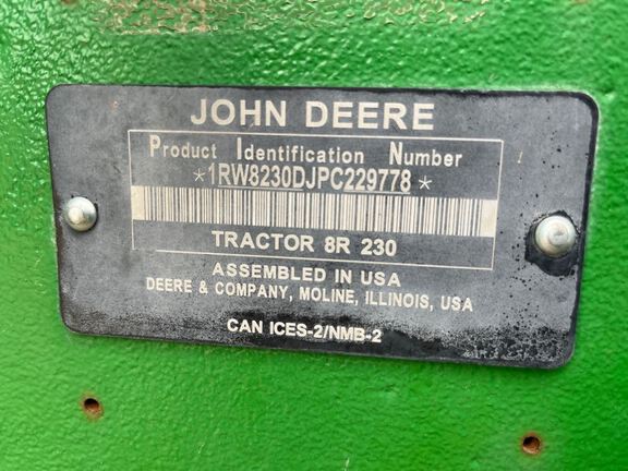 2023 John Deere 8R 230 Tractor