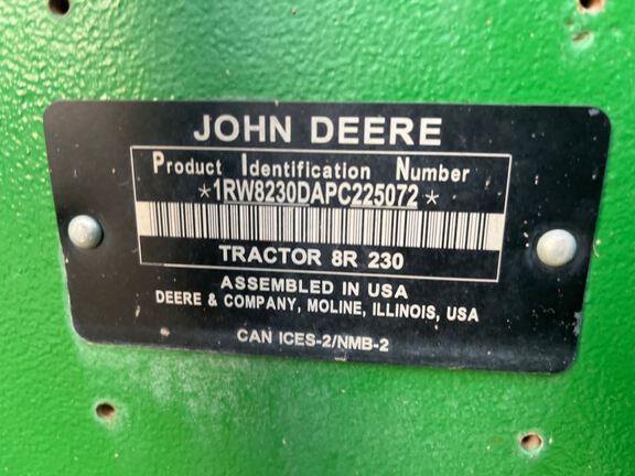 2023 John Deere 8R 230 Tractor
