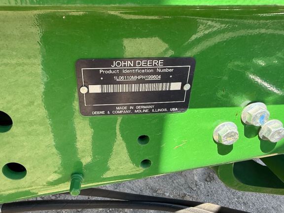 2023 John Deere 6110M Tractor