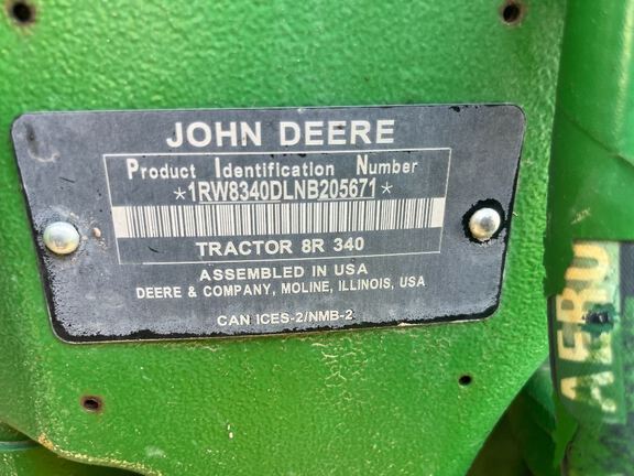 2022 John Deere 8R 340 Tractor