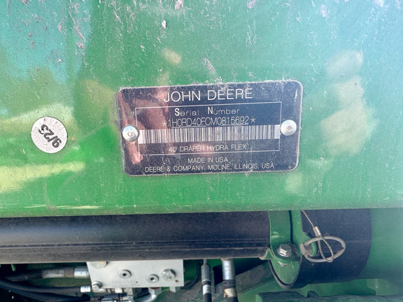 2021 John Deere RD40F Header Combine
