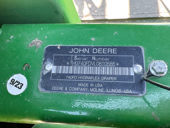 2020 John Deere 740FD Header Combine