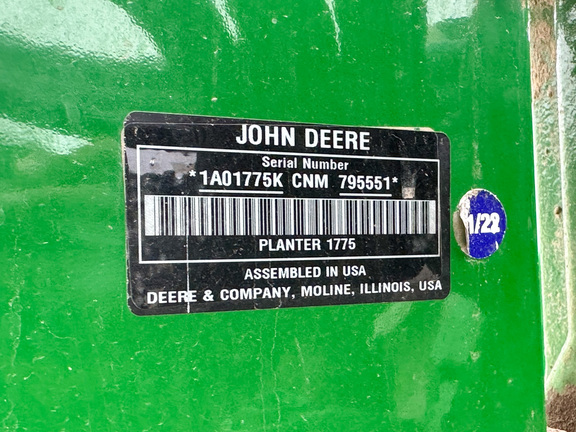 2022 John Deere 1775NT Planter