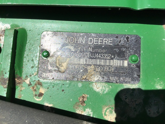 2018 John Deere 460M Baler/Round