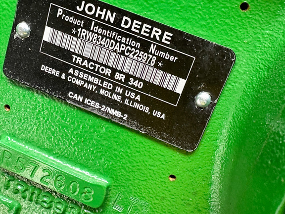 2023 John Deere 8R 340 Tractor