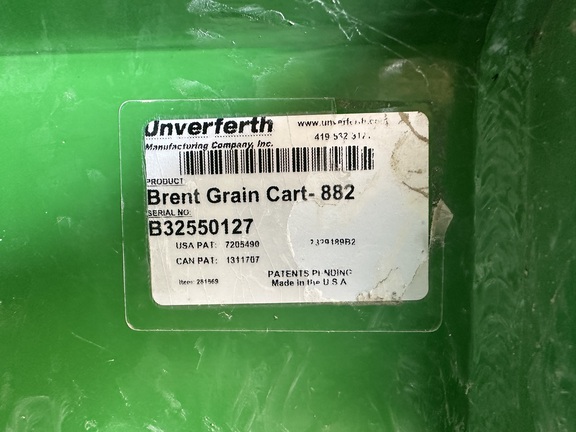 2014 Brent 882 Grain Cart