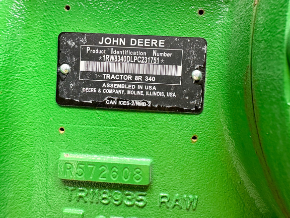 2023 John Deere 8R 340 Tractor