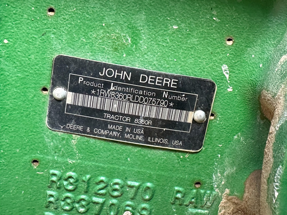 2013 John Deere 8360R Tractor