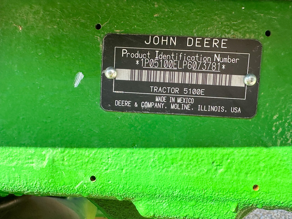 2023 John Deere 5100E Tractor