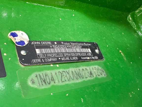 2022 John Deere 412R Sprayer/High Clearance