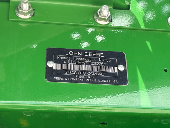 2023 John Deere S780 Combine
