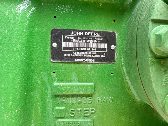 2025 John Deere 8R 340 Tractor