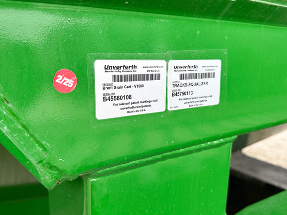 2025 Brent V1500 Grain Cart