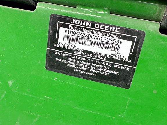2021 John Deere TX 4X2 ATV