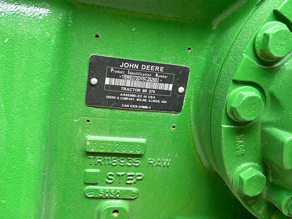 2025 John Deere 8R 370 Tractor