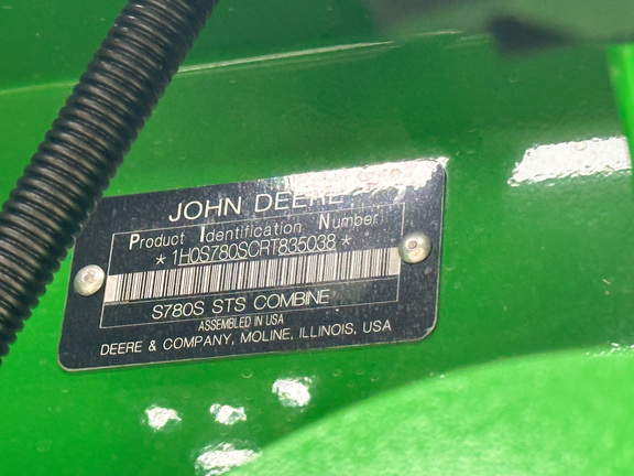 2025 John Deere S7 800 Combine