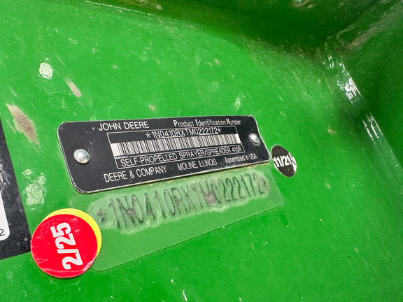 2022 John Deere 410R Sprayer/High Clearance