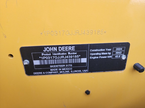 2024 John Deere 317G Compact Track Loader