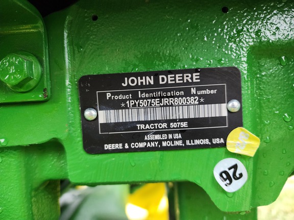2024 John Deere 5075E Tractor